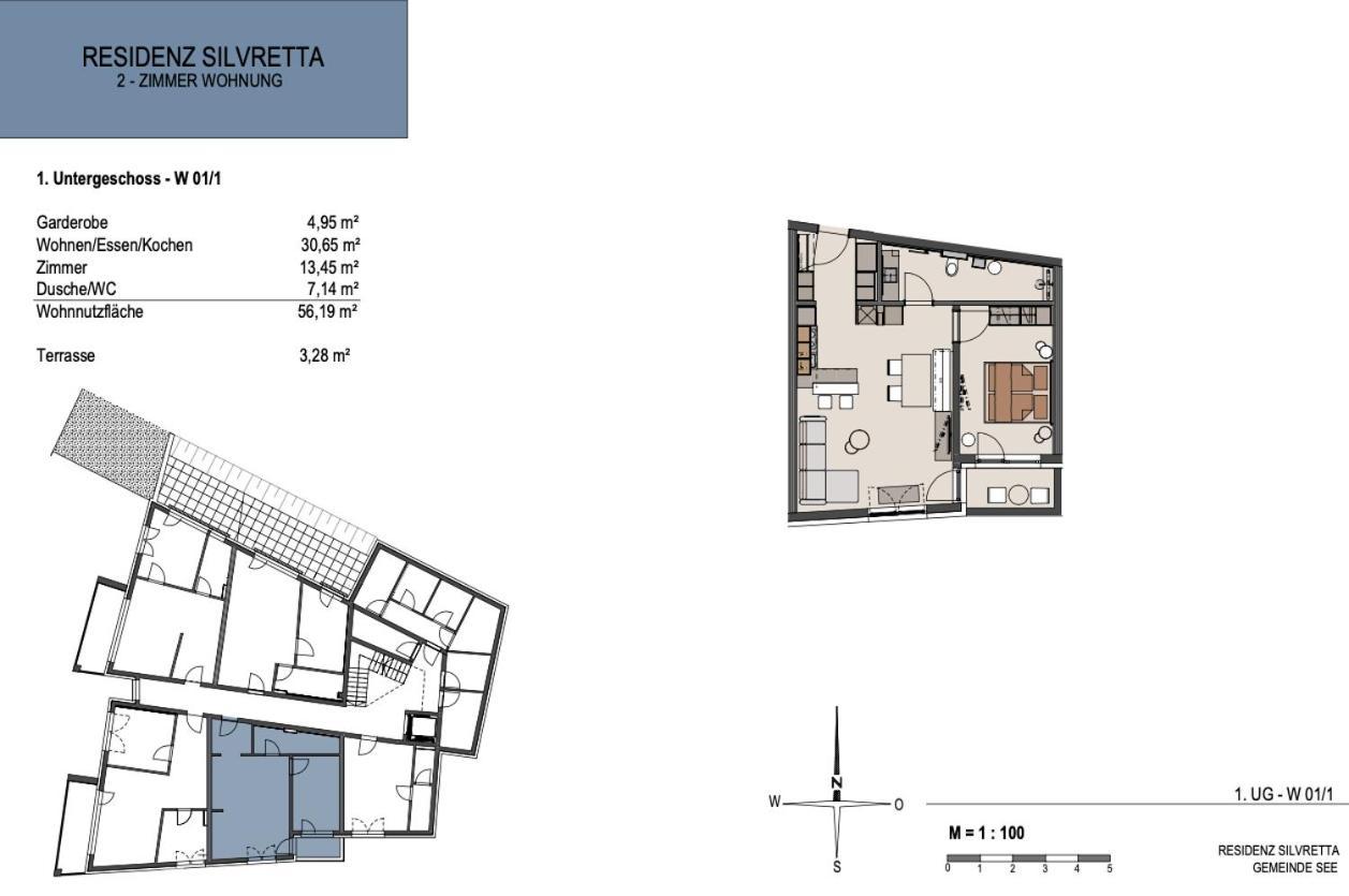 Exklusiv Und Elegantes Apartment In Der Residenz Silvretta - Inklusive Silvretta Card Premium See Exterior photo